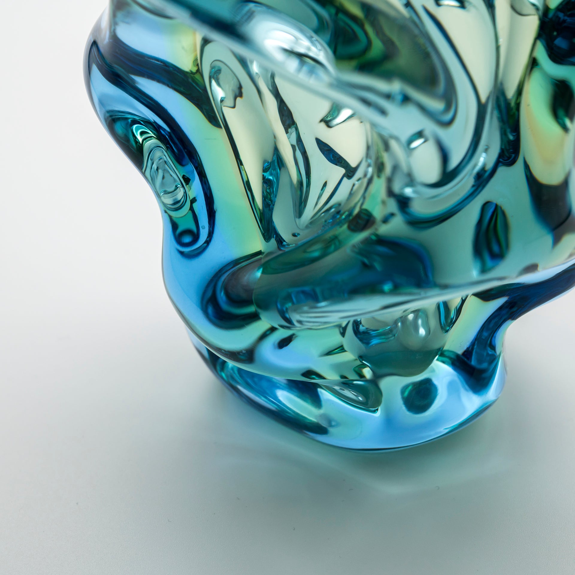 Glass Vase “Propeller” – Jan Kotík for Beránek (Škrdlovice) Glassworks, ca. 1958–1962